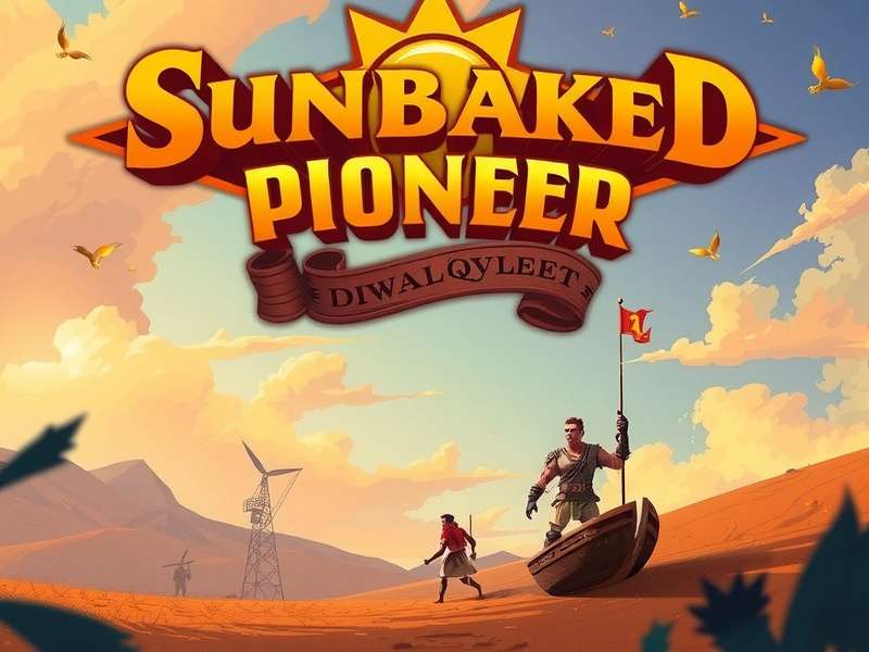 Sunbaked Pioneer Game Cover Art